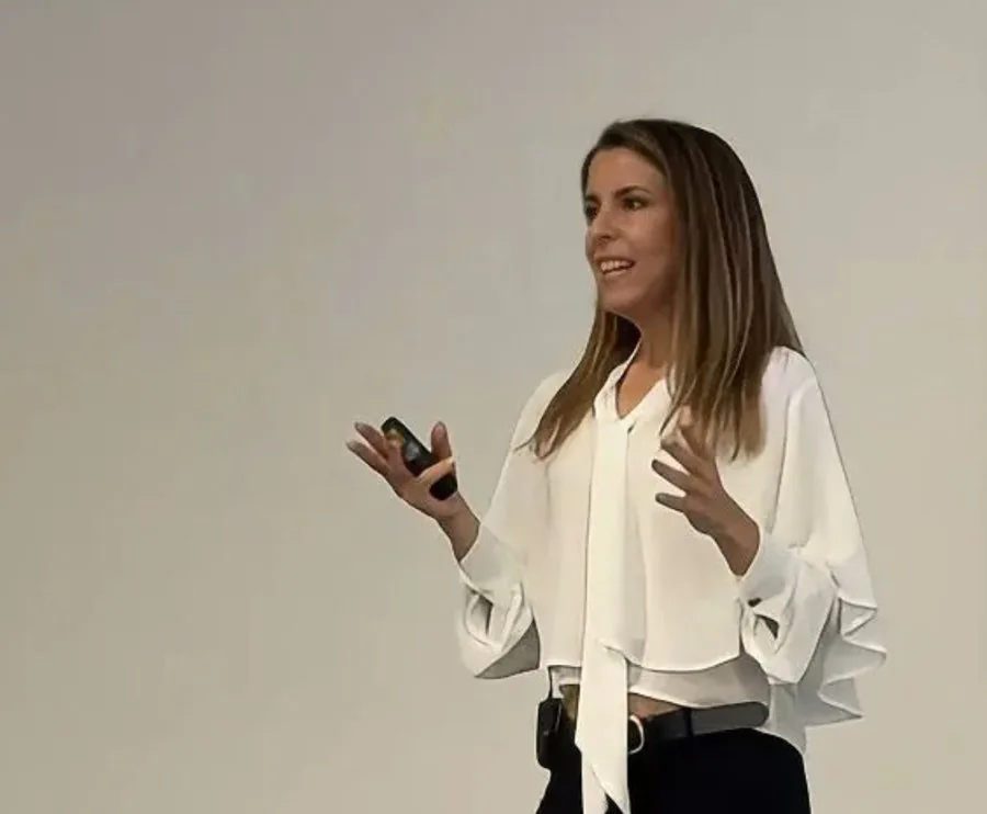 Alice presenting